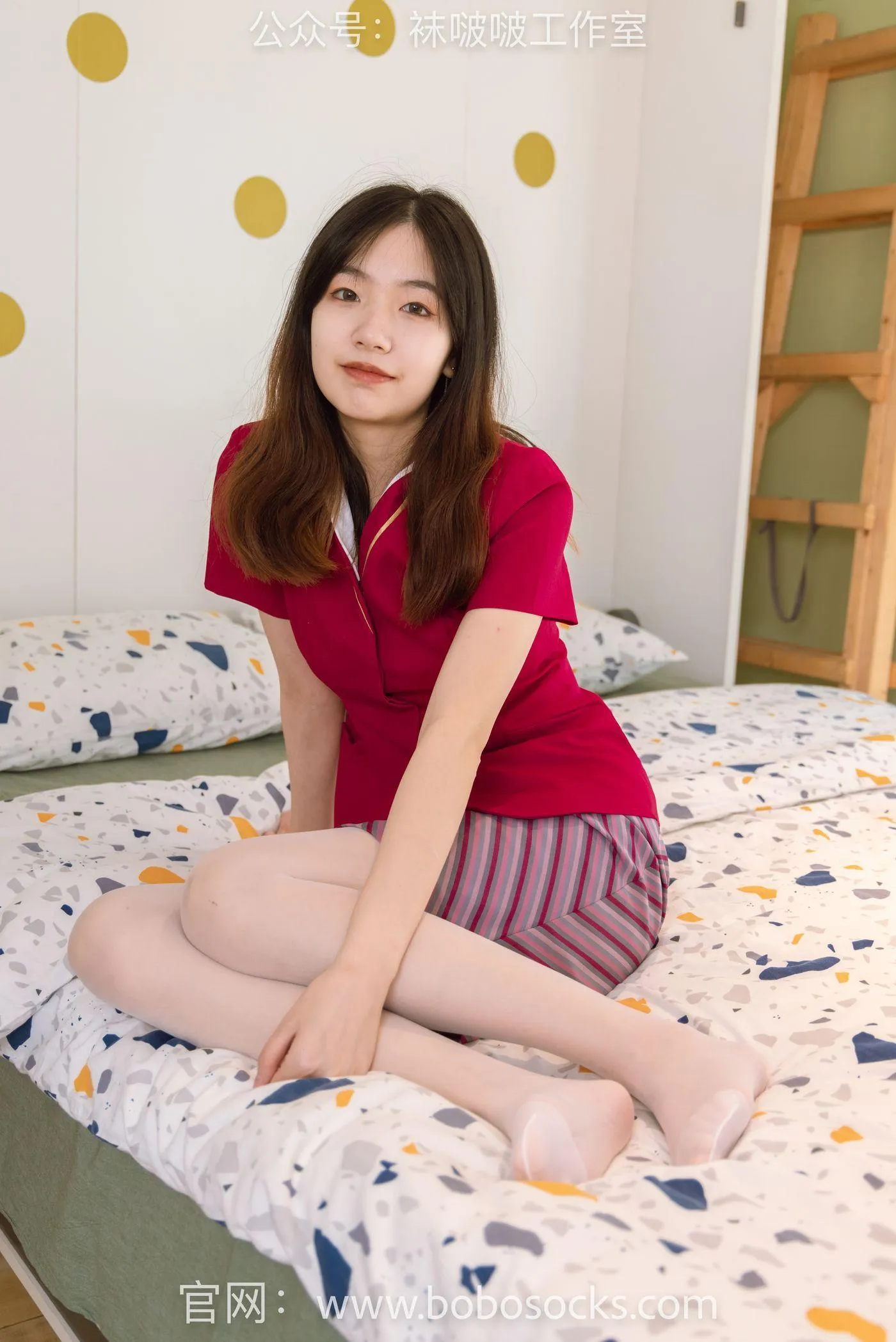 [BoBoSocks袜啵啵]NO.099 小甜豆-高跟鞋、黑丝、白丝 [140P]插图7